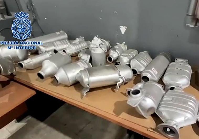 Gang that stole more than 500 catalytic converters all over Spain is